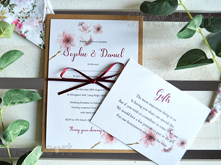 Cherry Blossom Flat Invitation